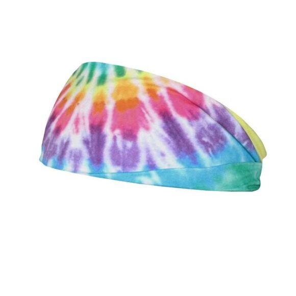 4 Pack Athletic Tie-dye Headbands